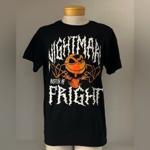 Nightmare Before Christmas Jack Skellington Black Graphic T-Shirt